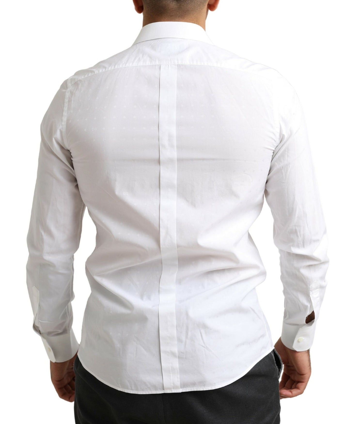 Camicia elegante slimfit in cotone bianco ORO