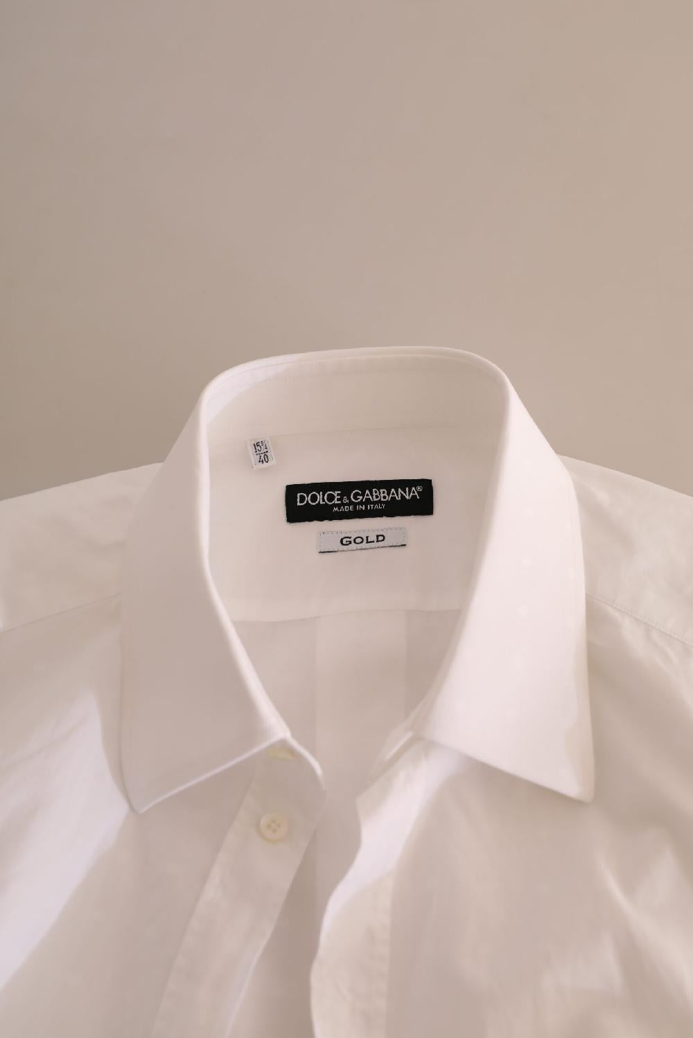 Camicia elegante slimfit in cotone bianco ORO