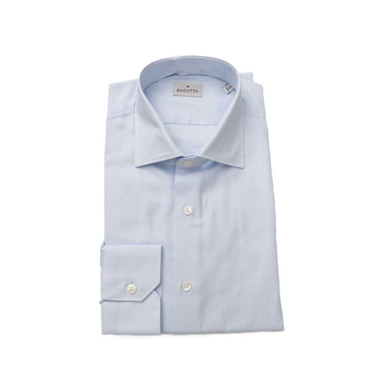 Camicia in cotone azzurro