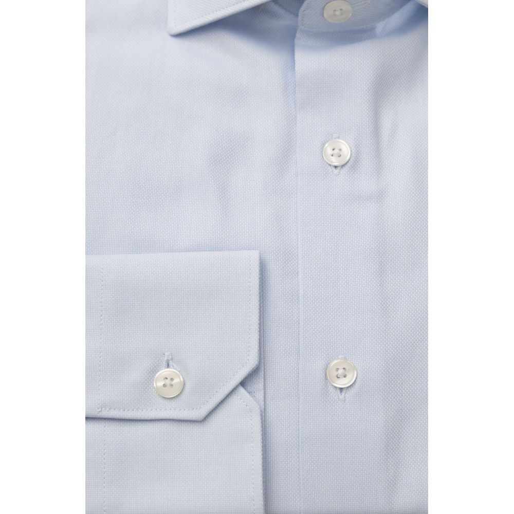 Camicia in cotone azzurro