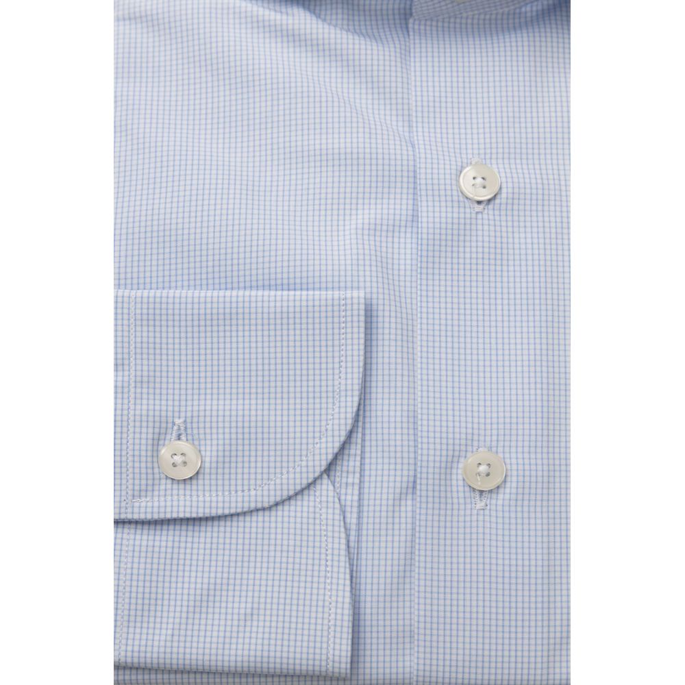 Camicia in cotone azzurro