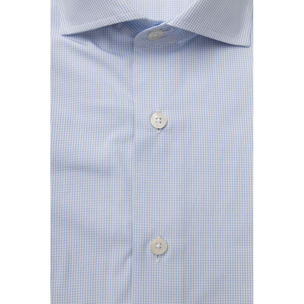 Camicia in cotone azzurro