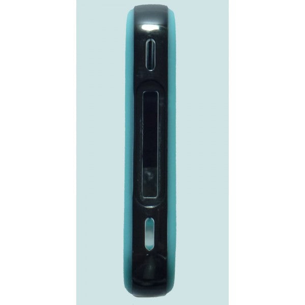 Bumper bicolore azzurro/nero per iPhone 4