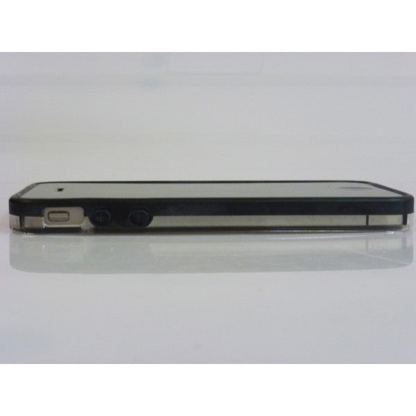 Bumper bicolore nero/trasparente per iPhone 4 e 4s