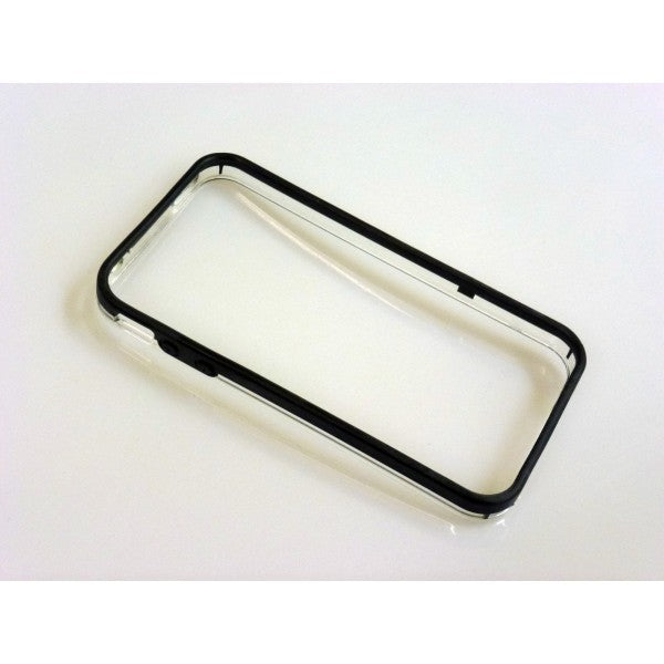 Bumper bicolore nero/trasparente per iPhone 4 e 4s