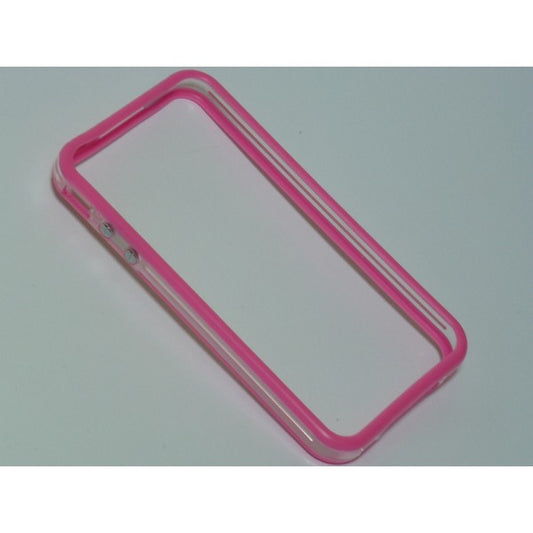 Bumper bicolore rosa/trasparente per iPhone 4