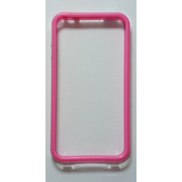 Bumper bicolore rosa/trasparente per iPhone 4