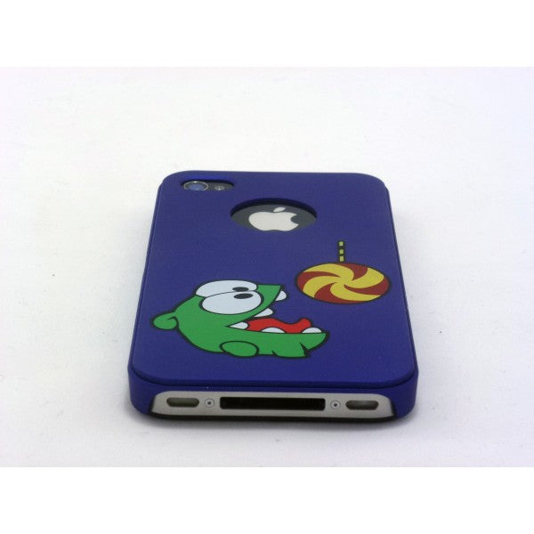 Cut The Rope - Custodia iPhone 4 e 4s - Blu