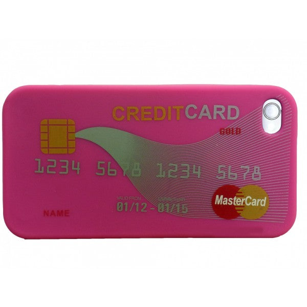 Carta di credito Custodia iphone 4 e 4s - Rosa