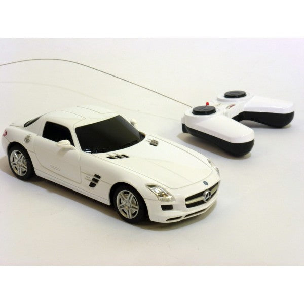 Mercedes SLS AMG - Macchina Radiocomandata - Bianca - Scala 1:24