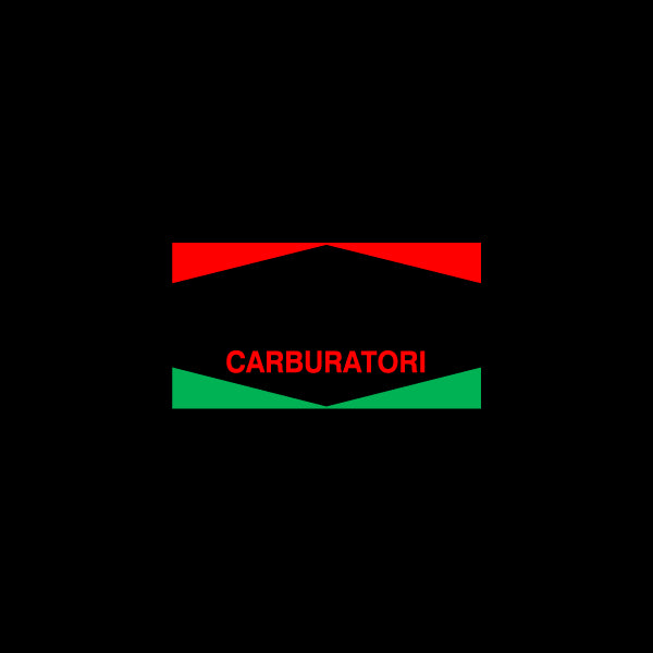 Dell'Orto Carburatori - Adesivo Prespaziato