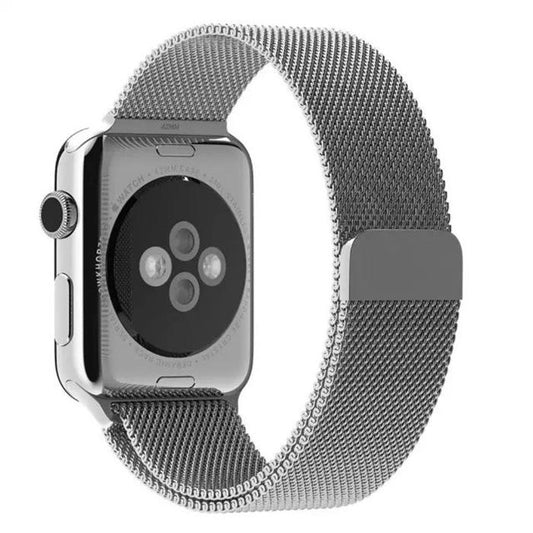 Cinturino Milanese Loop Silver/Argento Apple Watch in acciaio - 38 mm