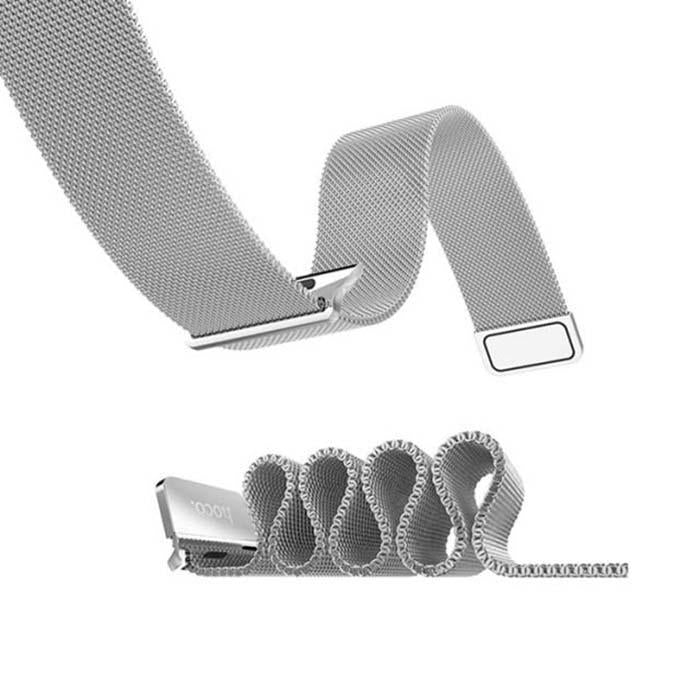 Cinturino Milanese Loop Silver/Argento Apple Watch in acciaio - 38 mm