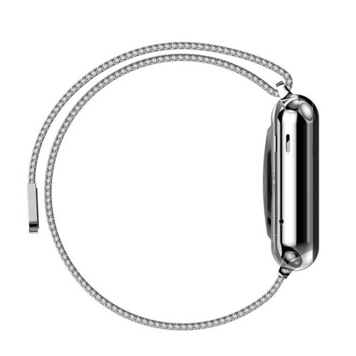 Cinturino Milanese Loop Silver/Argento Apple Watch in acciaio - 38 mm