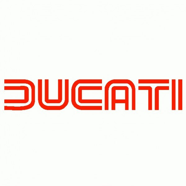 Ducati scritta 2 - Adesivo Prespaziato