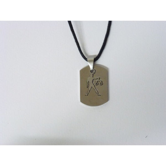 Collana unisex con segno zodiacale Bilancia