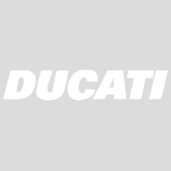 Ducati scritta 1 - Adesivo Prespaziato