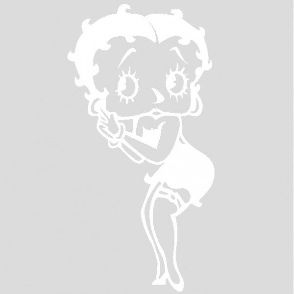 Betty Boop 1 - Adesivo Prespaziato