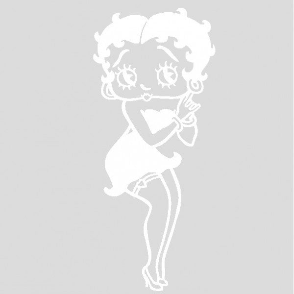 Betty Boop 2 - Adesivo Prespaziato