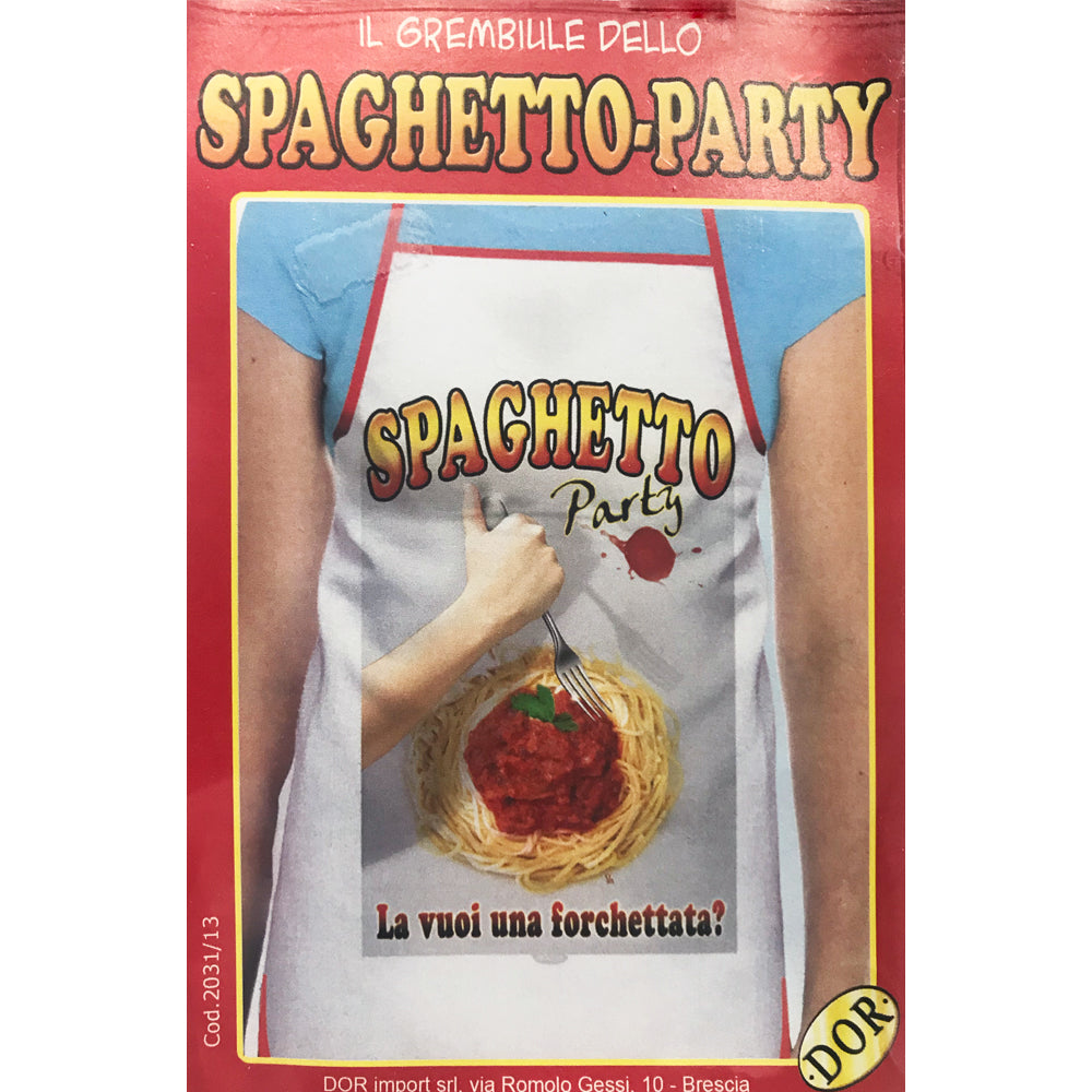 Il grembiule dello Spaghetto-Party - Gadget idea regalo scherzo