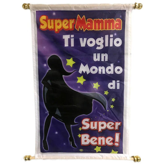 Locandina 'Fantastica Mamma' - 50x30 cm -Idea regalo festa della mamma