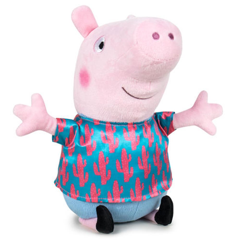 Peluche originale Peppa Pig 20cm Vestito Blu con Cactus