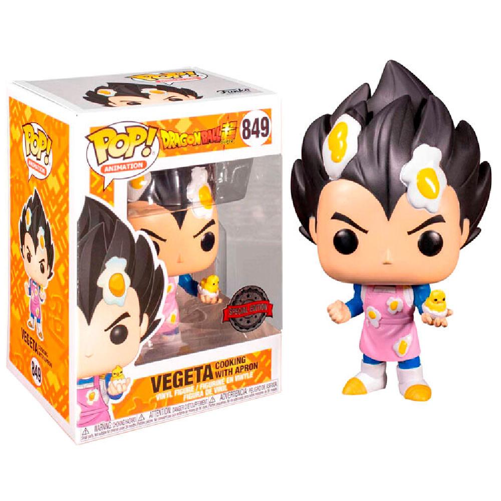 Figura POP Dragon Ball Super Vegeta cucina con grembiule esclusivo