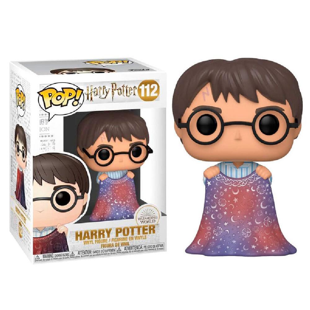 Figura POP Harry Potter Harry con mantello dell'invisibilità