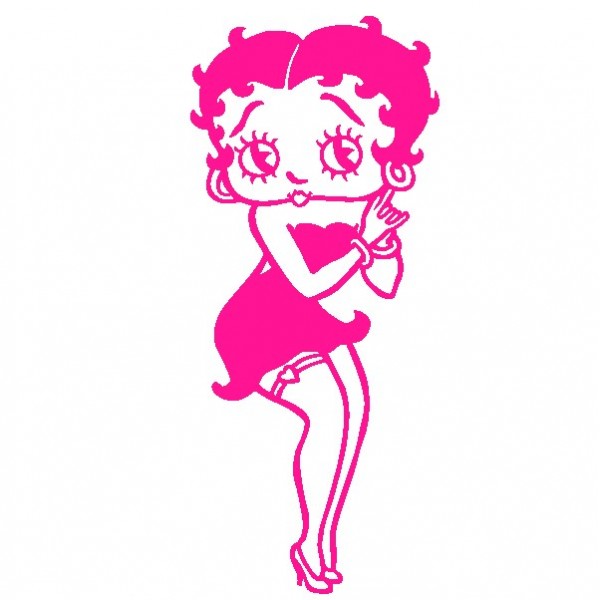 Betty Boop 2 - Adesivo Prespaziato