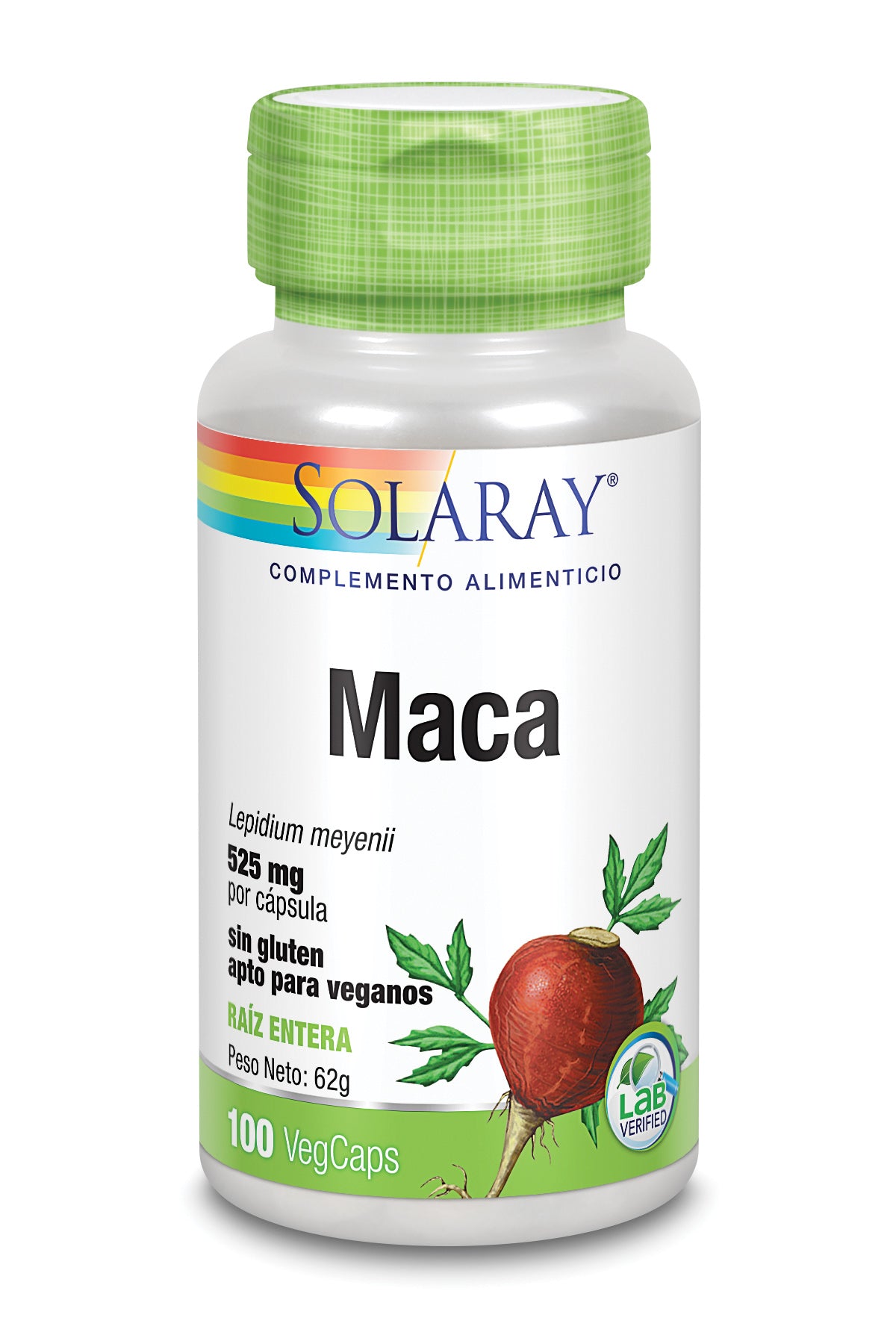 Solaray Maca 525 Mg 100 Caps