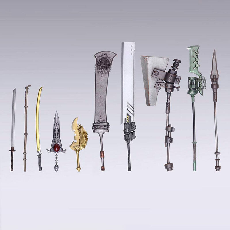 10 accessori Square Enix per i personaggi della Bring Arts Weapon