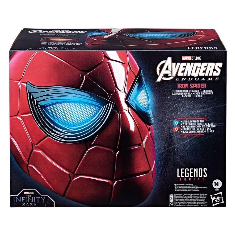 Replica del casco di Marvel Legends Avengers Spiderman Iron Spider