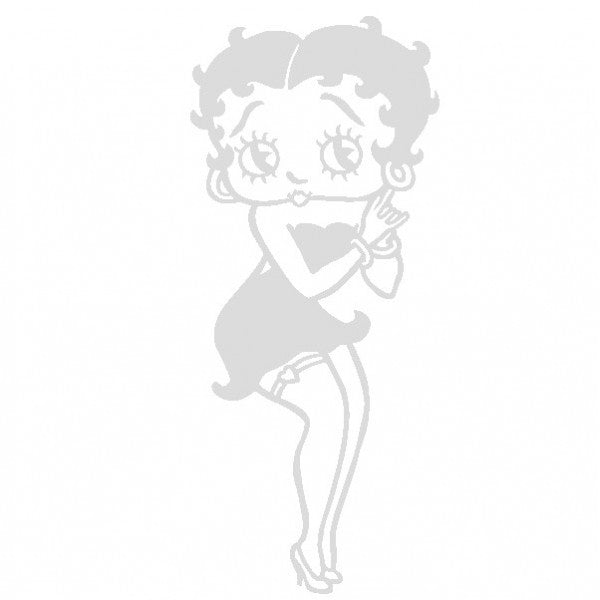 Betty Boop 2 - Adesivo Prespaziato