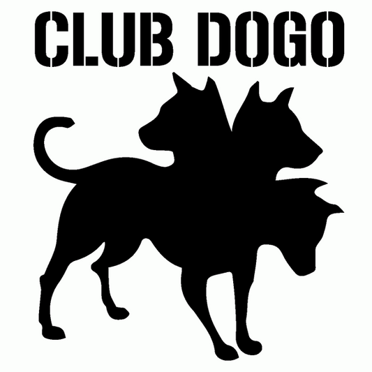 Club Dogo Logo 1 - Adesivo Prespaziato