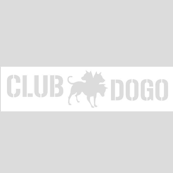 Club Dogo Logo - Adesivo Prespaziato