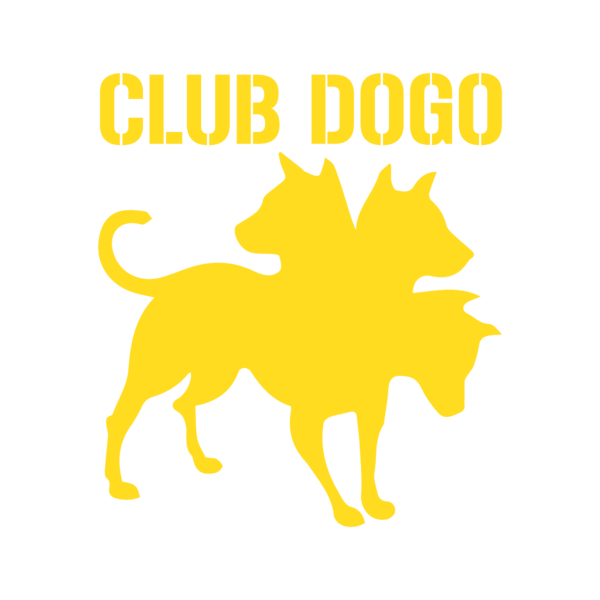 Club Dogo Logo 1 - Adesivo Prespaziato