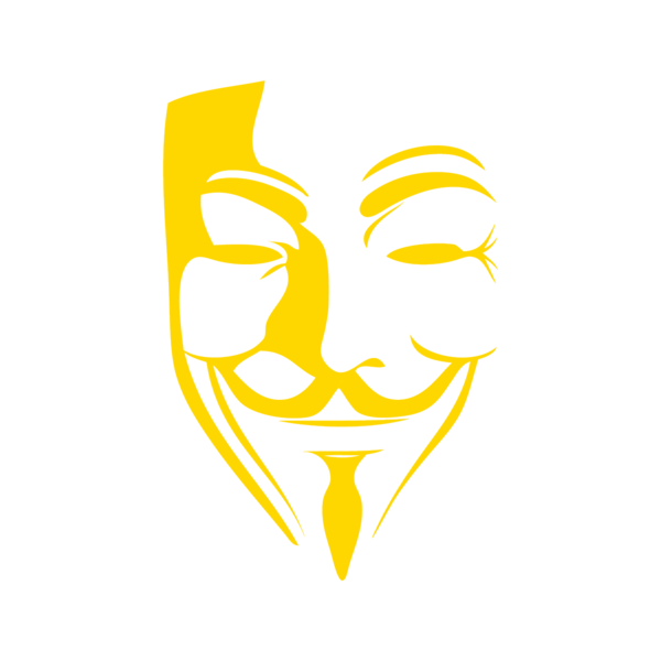 V per Vendetta - Guy Fawkes - Adesivo Prespaziato