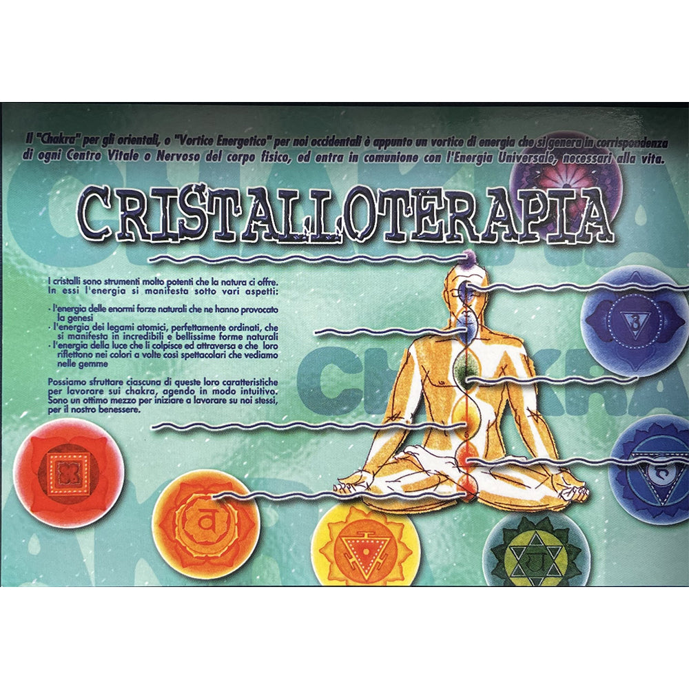 Kit per Cristalloterapia con pietra semipreziosa naturale Sodalite