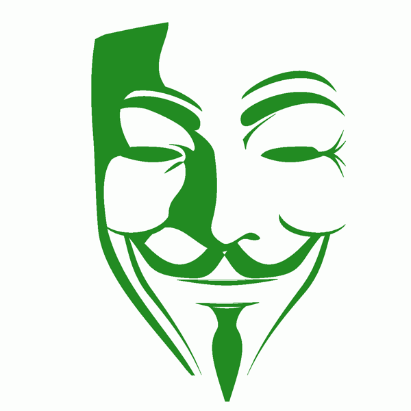 V per Vendetta - Guy Fawkes - Adesivo Prespaziato