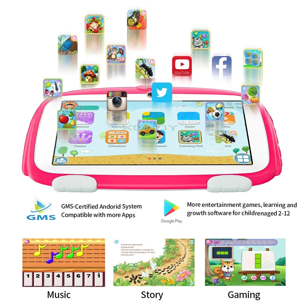 Nuovo WiFi Kids Tablets 7 Inch Google Learning Education Quad Core 4GB RAM 64GB ROM. Ideale per bambini

LA COLLEZIONE  "ARTICOLI A PREZZI ULTRA BASSI" NON GARANTISCE QUALITA, RESI NE TEMPI BREVI DI CONSEGNA.