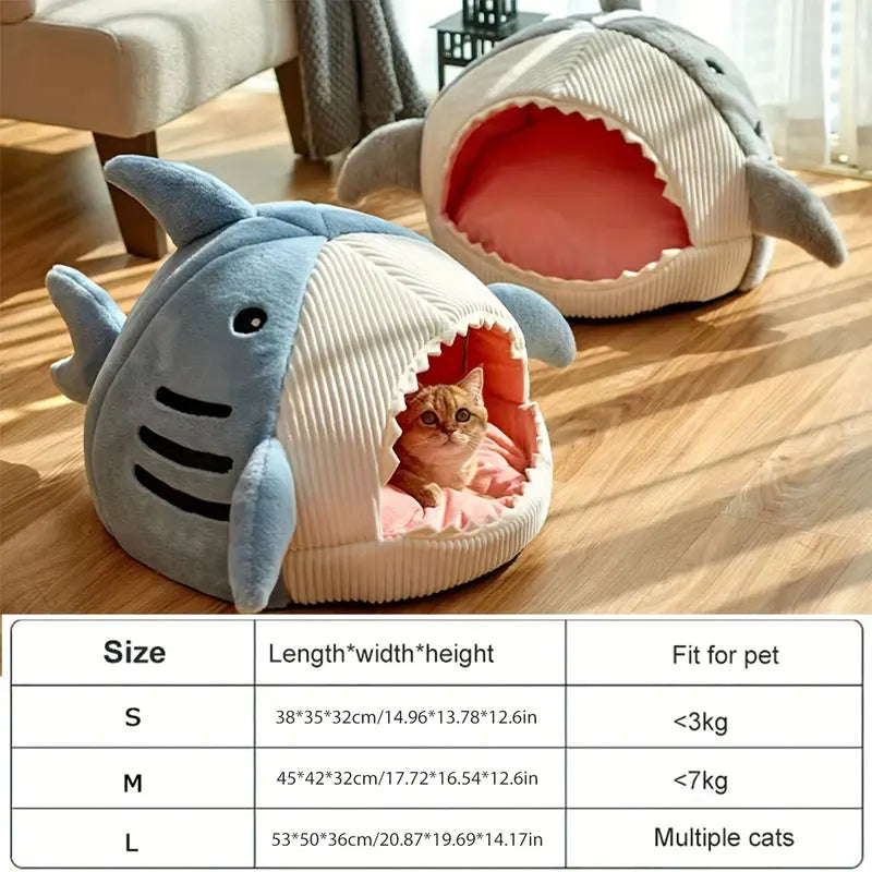 Letti caldi per piccoli animali domestici come i gatti. "Cartoon Shark". 
LA COLLEZIONE  "ARTICOLI A PREZZI ULTRA BASSI" NON GARANTISCE QUALITA, RESI NE TEMPI BREVI DI CONSEGNA.